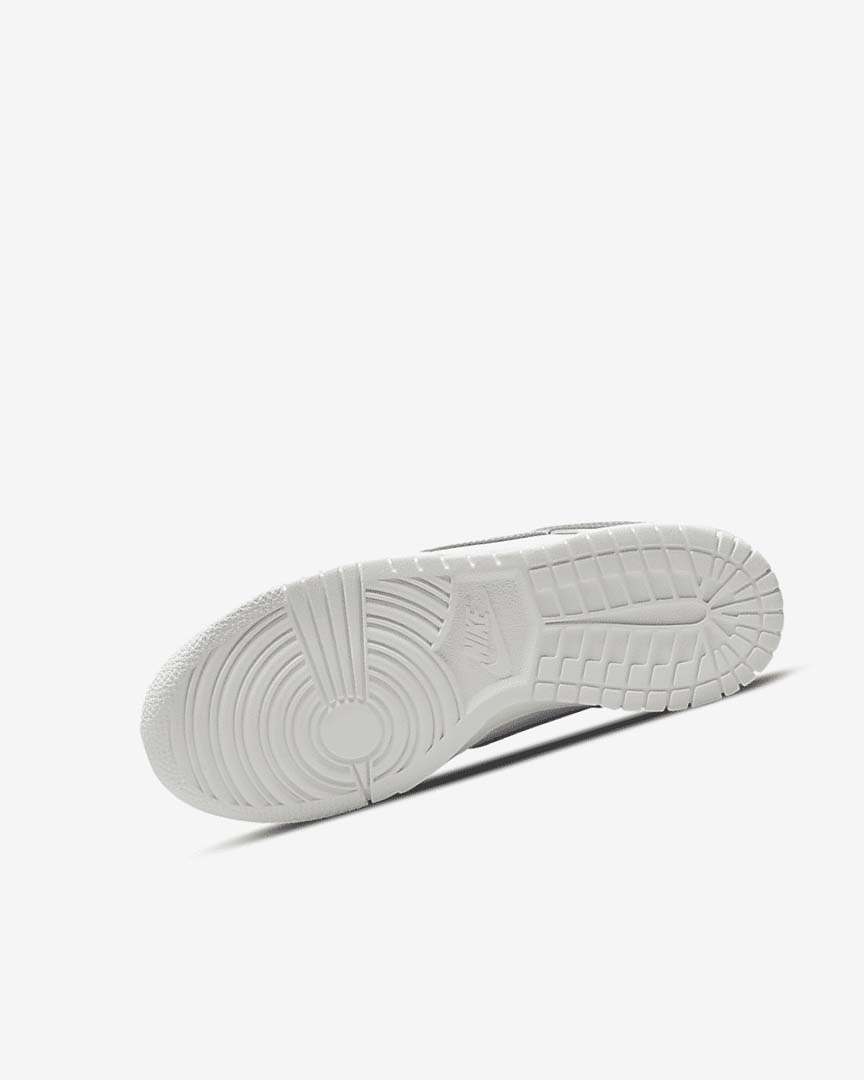 White / White / Metal Red Brown Nike Dunk Low Girls' Sneakers | CA_5073