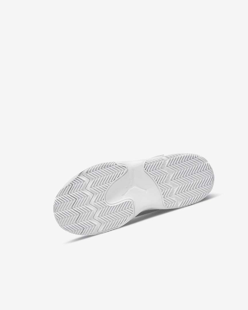 White / White / Metal Silver Nike Jordan Max Aura 3 Boys' Basketball Shoes | CA_4662
