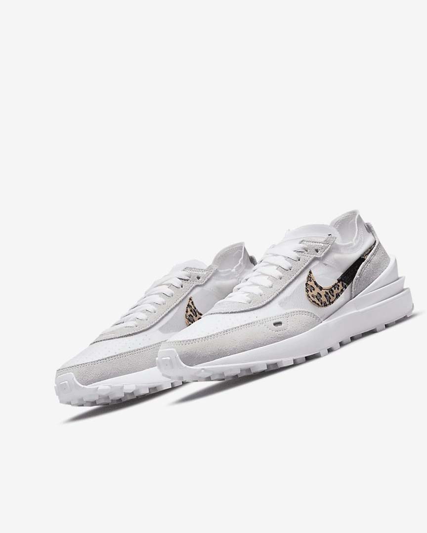 White / White / Multicolor Nike Waffle One SE Women's Sneakers | CA_4850