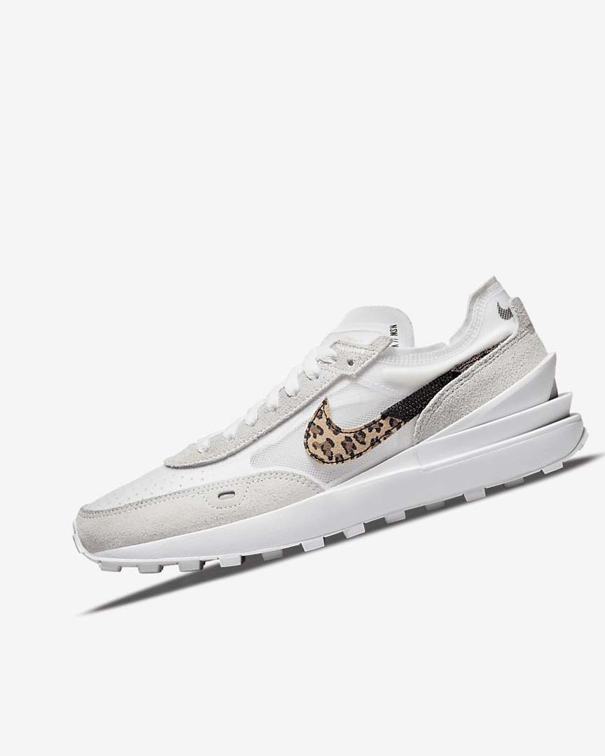 White / White / Multicolor Nike Waffle One SE Women\'s Sneakers | CA_4850
