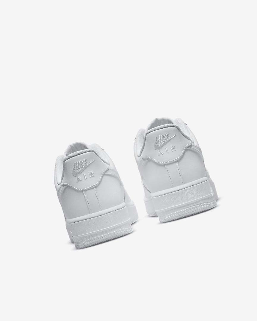 White / White Nike Air Force 1 '07 Men's Sneakers | CA_5059