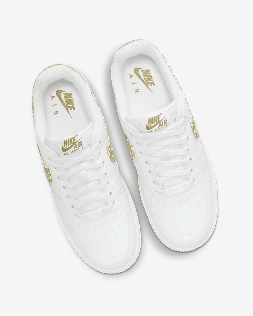White / White Nike Air Force 1 '07 Women's Sneakers | CA_2612