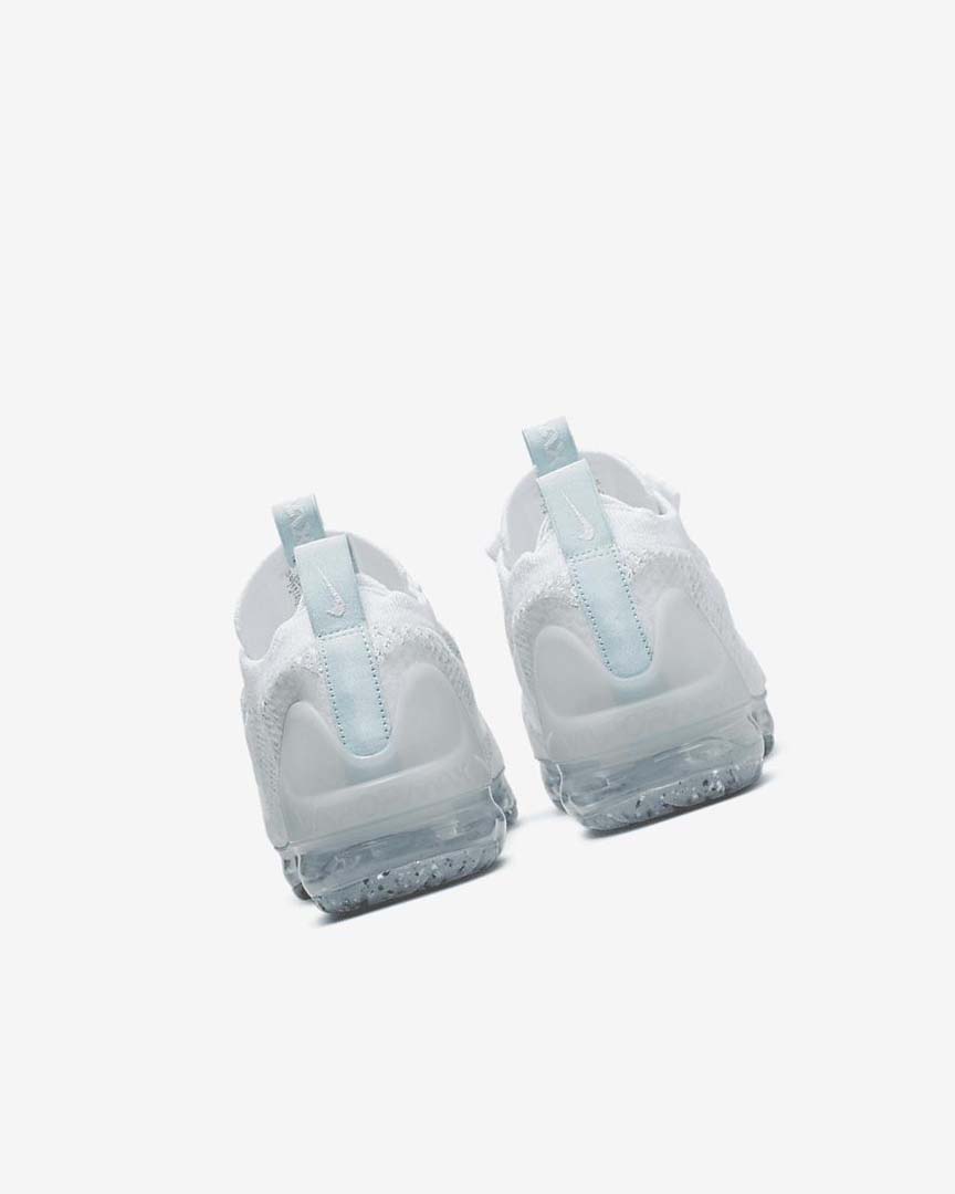 White / White Nike Air VaporMax 2021 FK Boys' Sneakers | CA_1201
