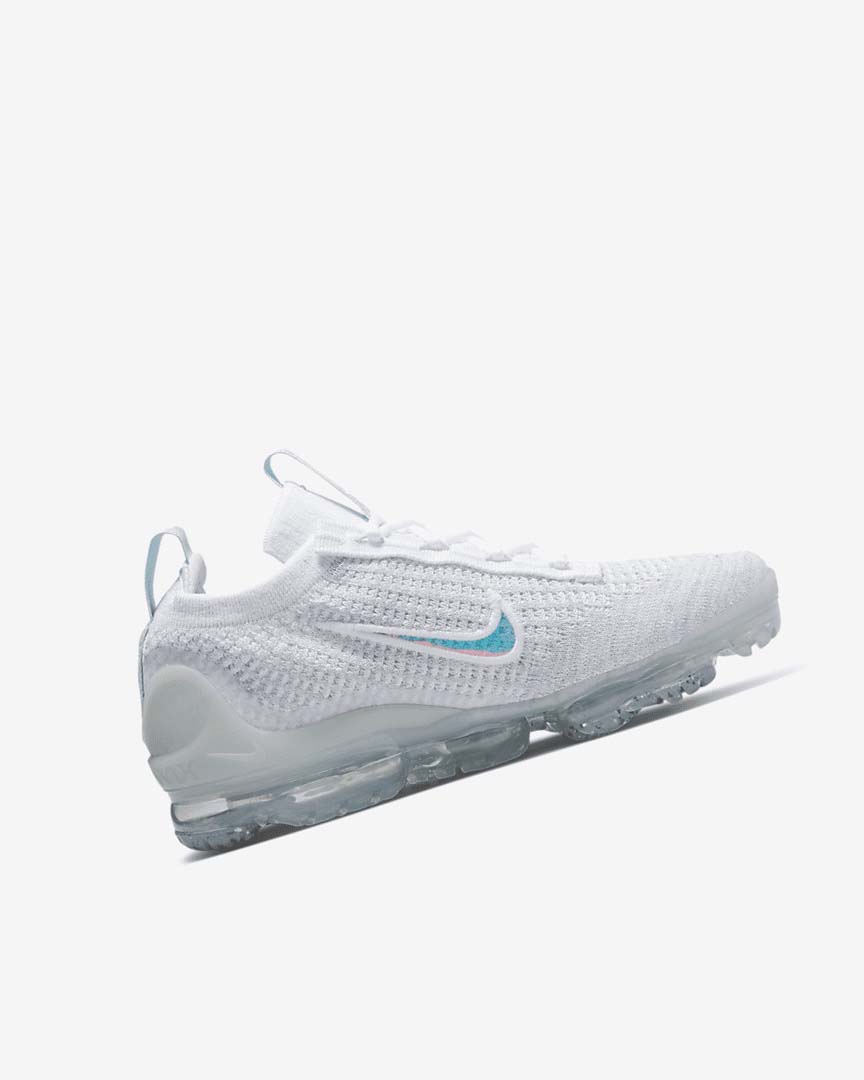 White / White Nike Air VaporMax 2021 FK Girls' Sneakers | CA_2404