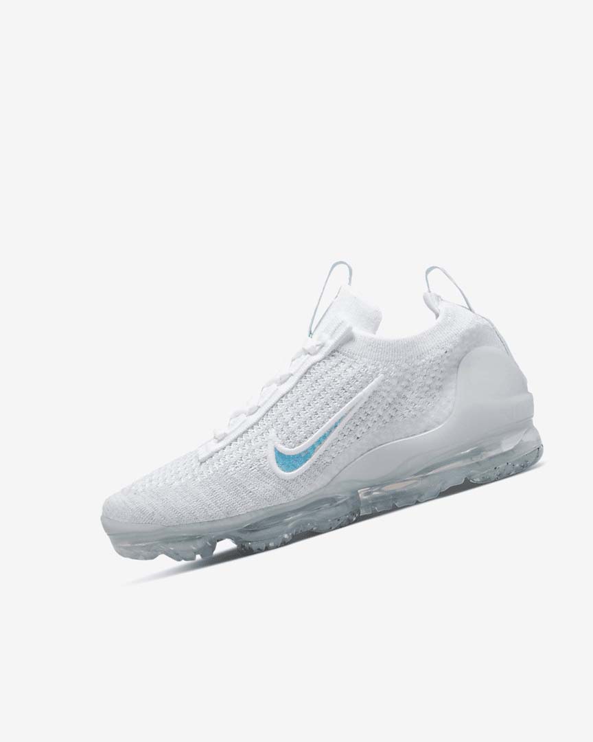 White / White Nike Air VaporMax 2021 FK Girls\' Sneakers | CA_2404