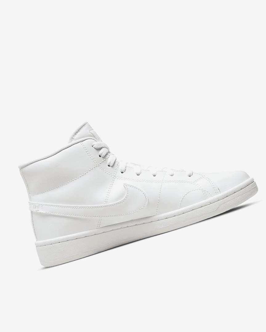 White / White Nike Court Royale 2 Mid Women's Sneakers | CA_5546