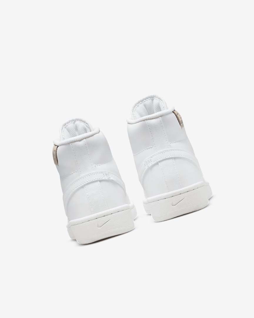 White / White Nike Court Royale 2 Mid Women's Sneakers | CA_5546