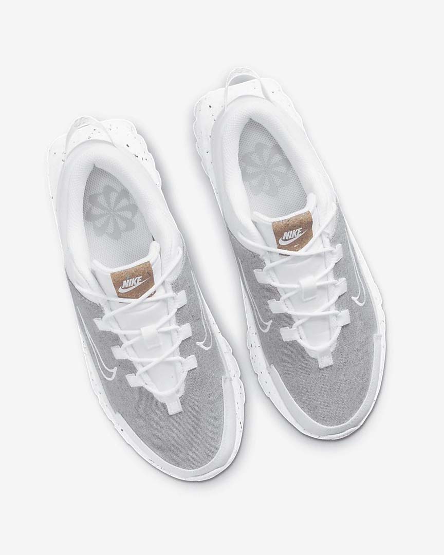 White / White Nike Crater Remixa Women's Sneakers | CA_4612