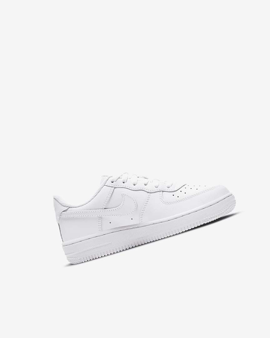 White / White Nike Force 1 LE Girls' Shoes | CA_3210