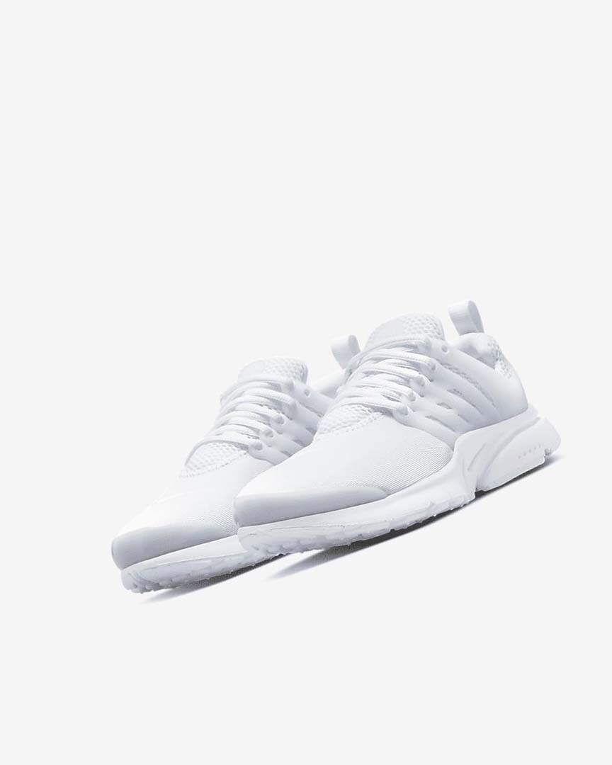 White / White / Platinum / White Nike Presto Boys' Shoes | CA_2472