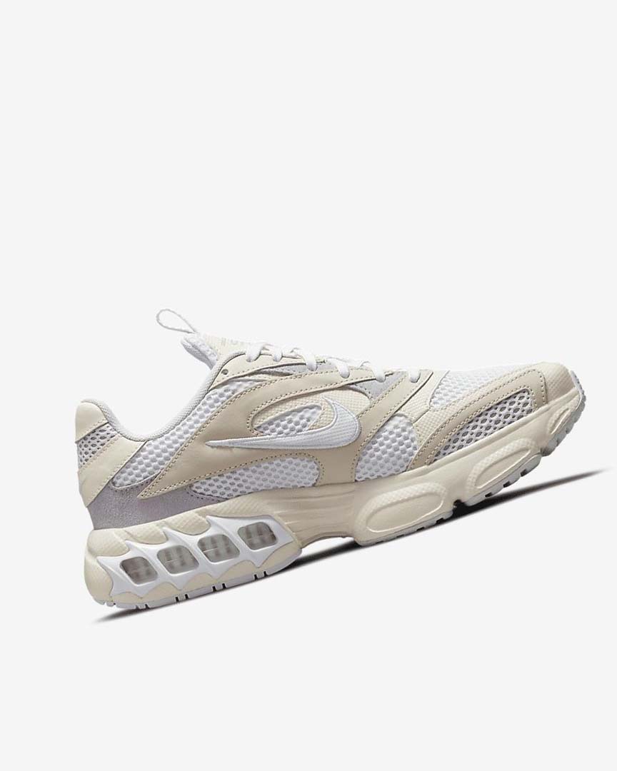 White / White / Purple / White Nike Zoom Air Fire Women's Sneakers | CA_4672