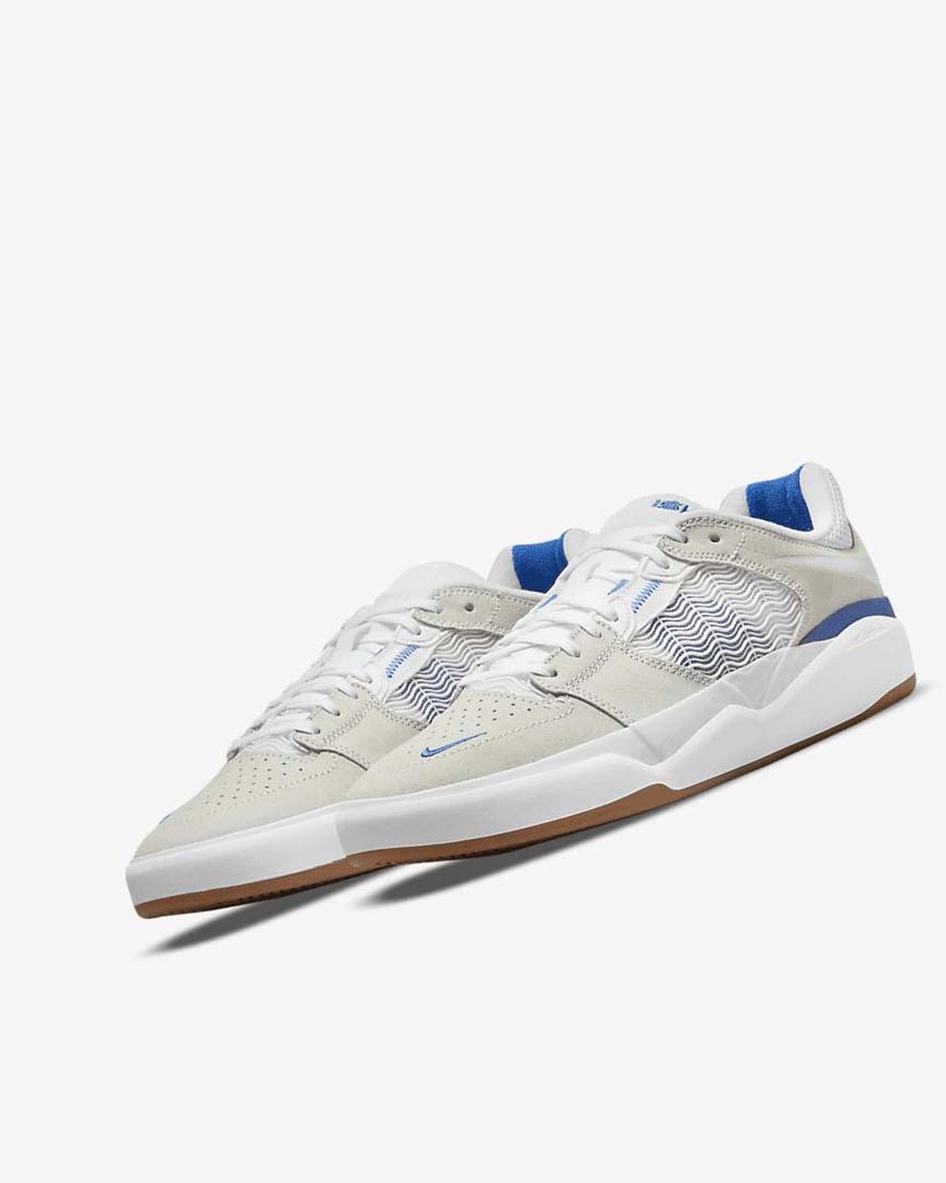 White / White / Royal / White Nike SB Ishod Wair Women's Skate Shoes | CA_3278