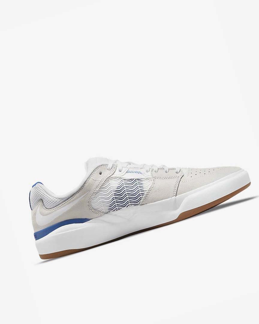 White / White / Royal / White Nike SB Ishod Wair Men's Skate Shoes | CA_5569