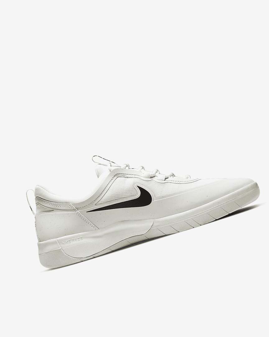 White / White / White / Black Nike SB Nyjah Free 2 Women's Skate Shoes | CA_3085