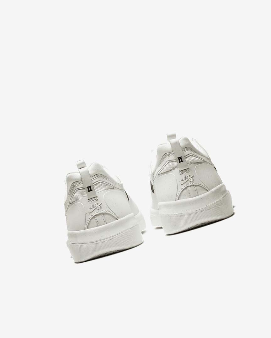White / White / White / Black Nike SB Nyjah Free 2 Women's Skate Shoes | CA_3085