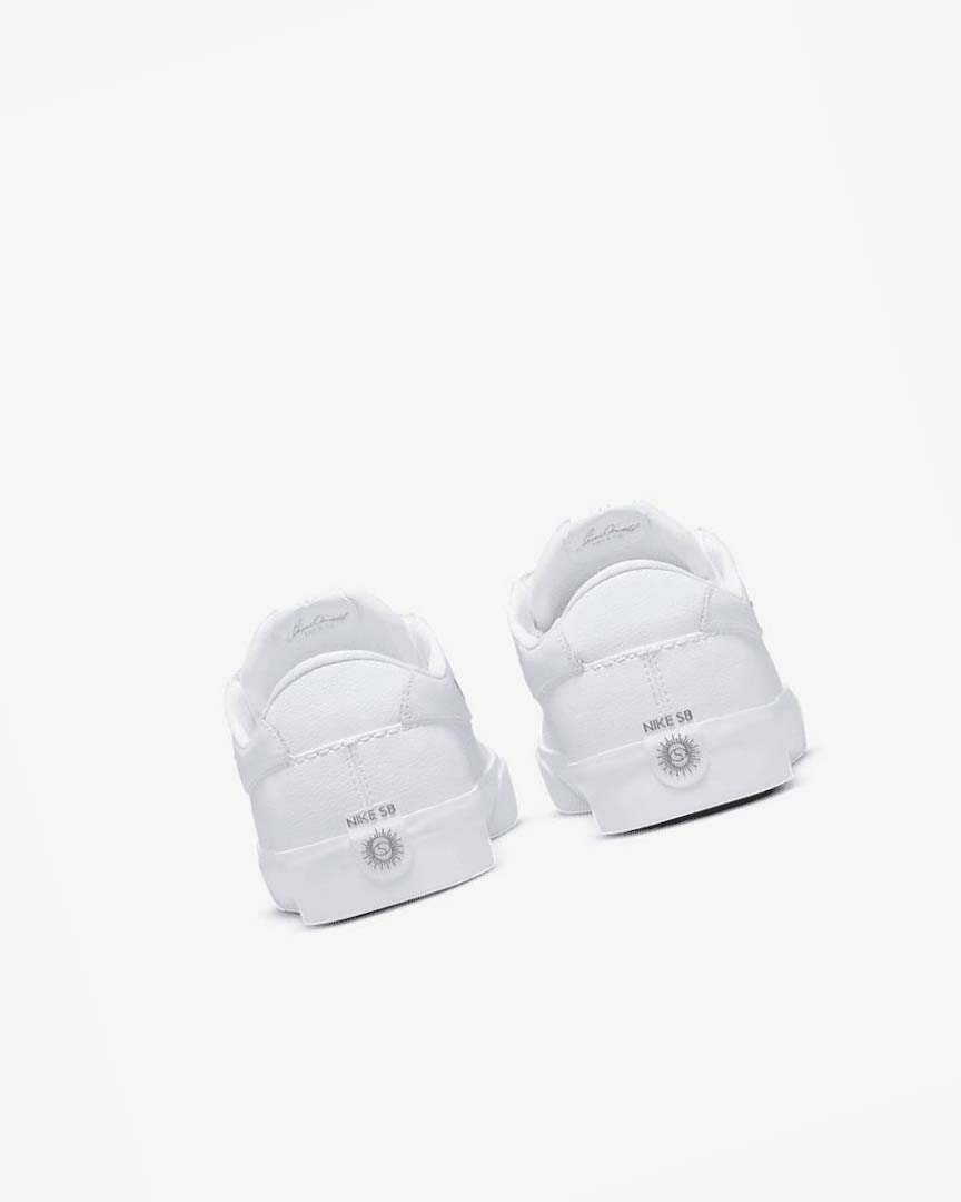 White / White / White / Metal Gold Nike SB Shane PRM Men's Skate Shoes | CA_1176