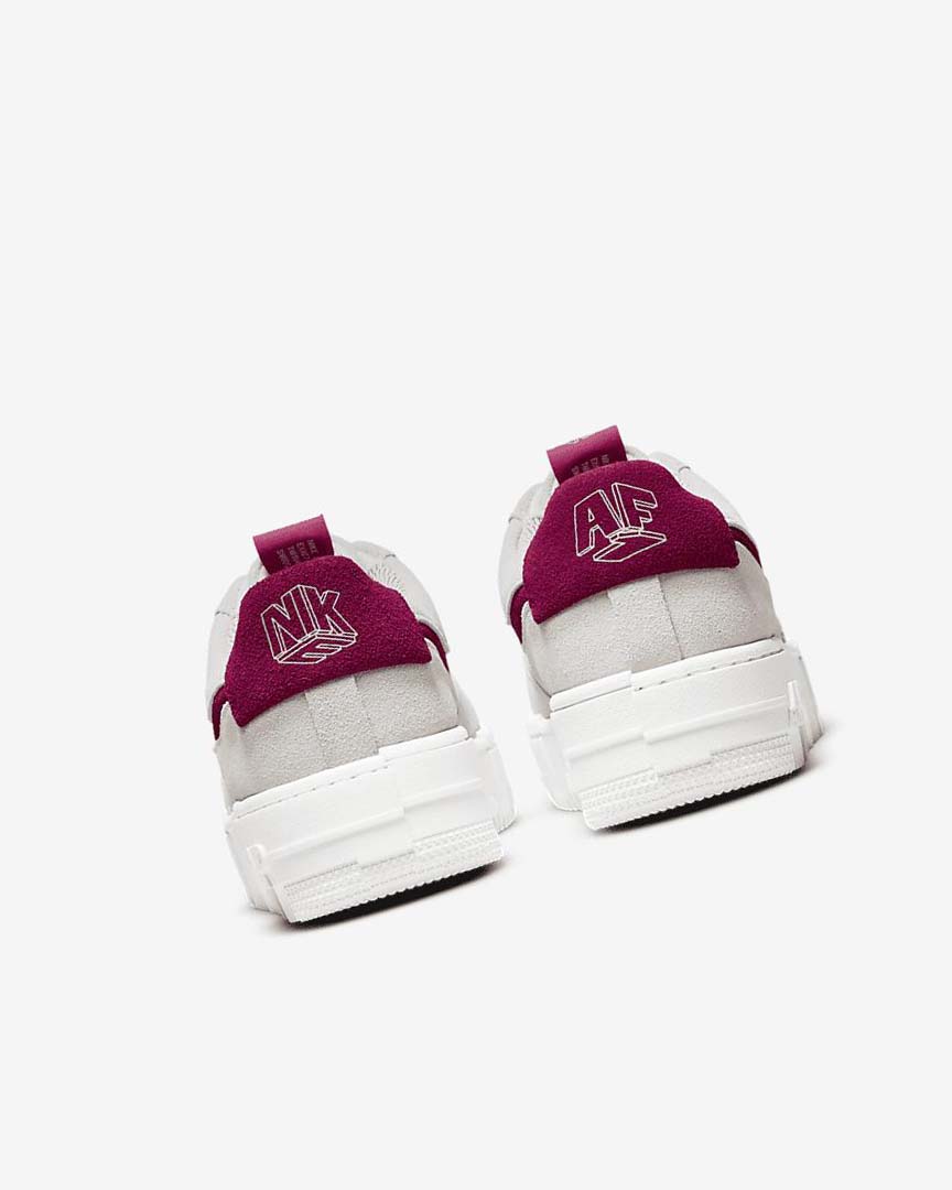 White / White / White Nike Air Force 1 Pixel Women's Sneakers | CA_5394