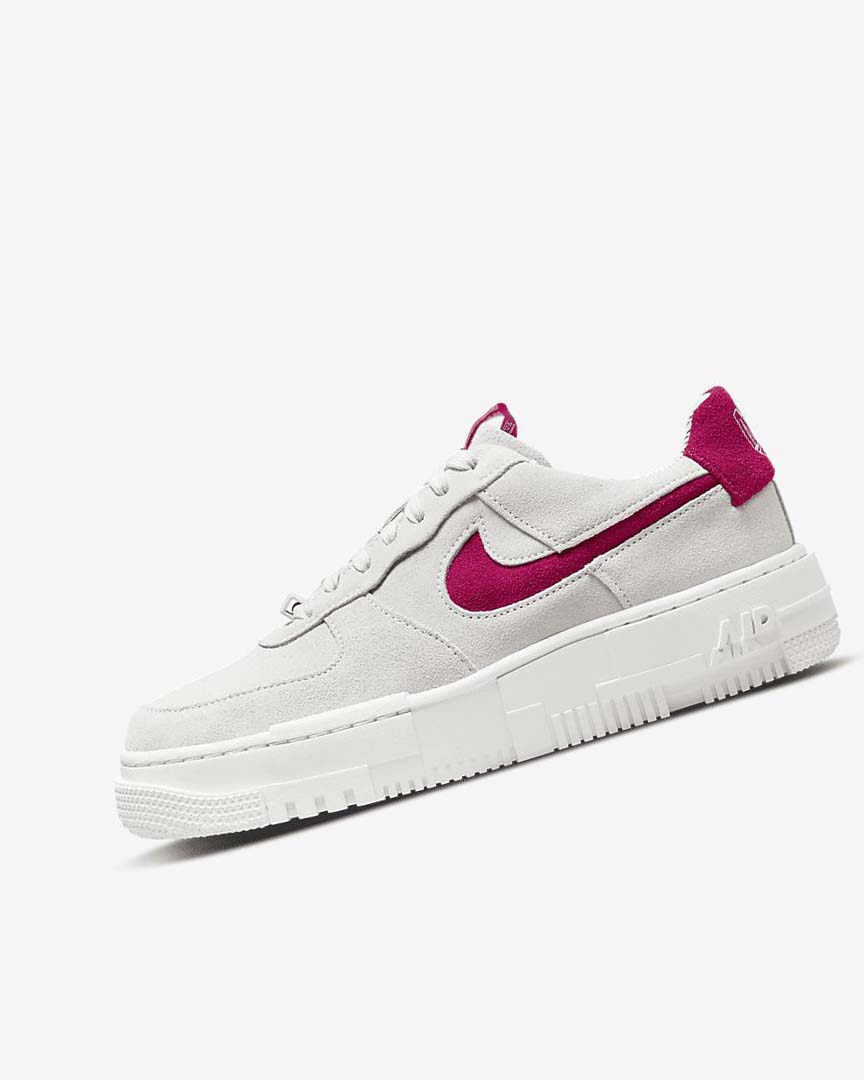 White / White / White Nike Air Force 1 Pixel Women\'s Sneakers | CA_5394