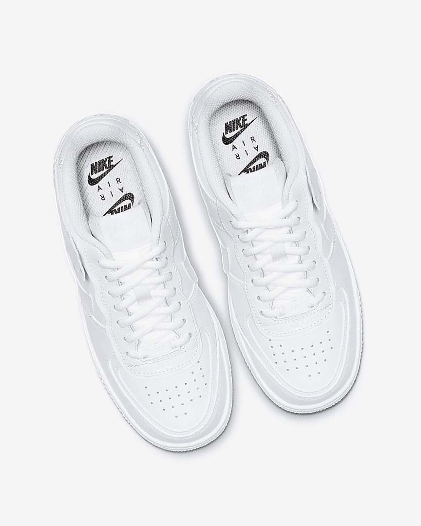White / White / White Nike Air Force 1 Shadow Women's Sneakers | CA_5351