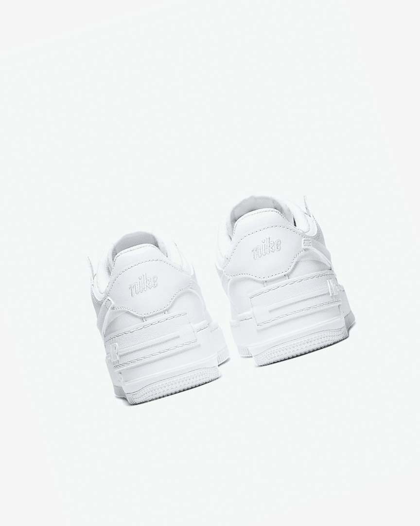 White / White / White Nike Air Force 1 Shadow Women's Sneakers | CA_5351