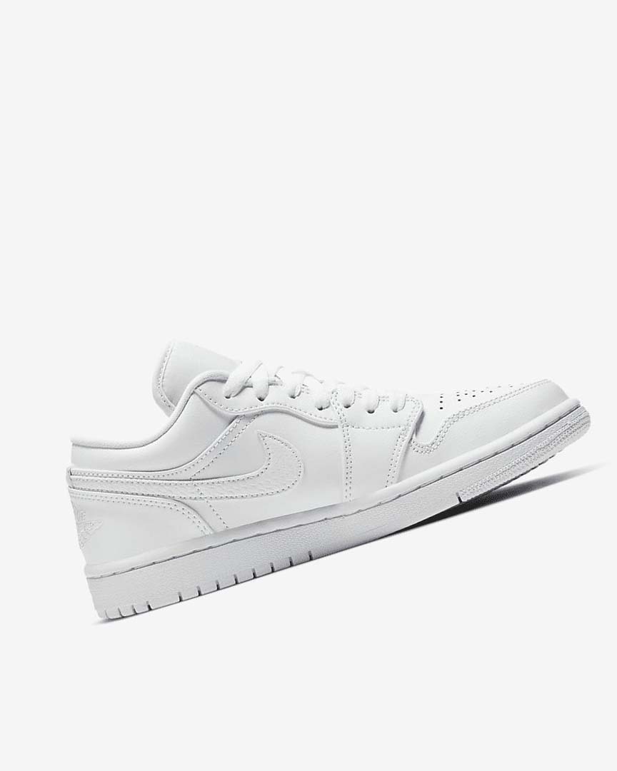 White / White / White Nike Air Jordan 1 Low Women's Sneakers | CA_2534