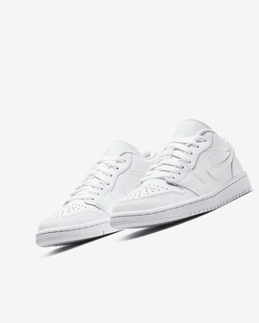 White / White / White Nike Air Jordan 1 Low Women's Sneakers | CA_2534