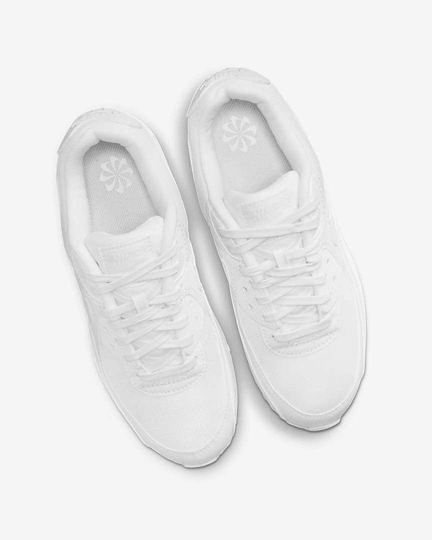 White / White / White Nike Air Max 90 Women's Casual Shoes | CA_2447