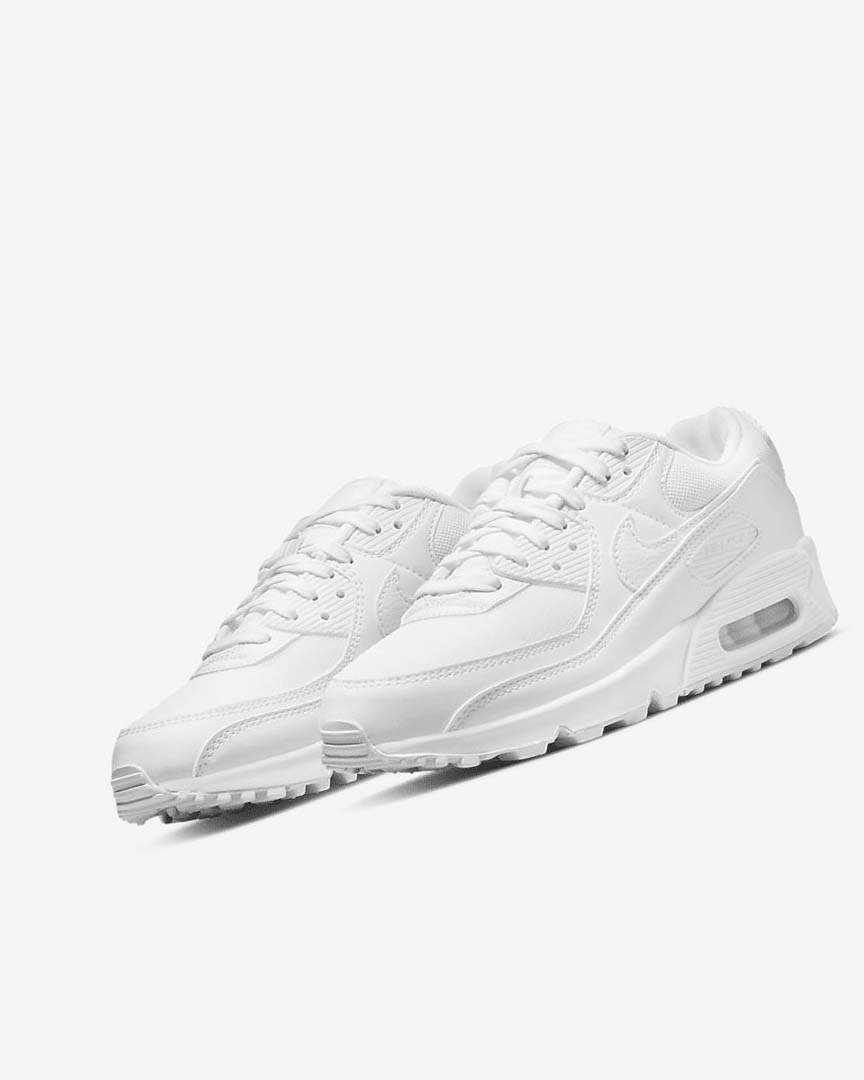 White / White / White Nike Air Max 90 Women's Casual Shoes | CA_2447