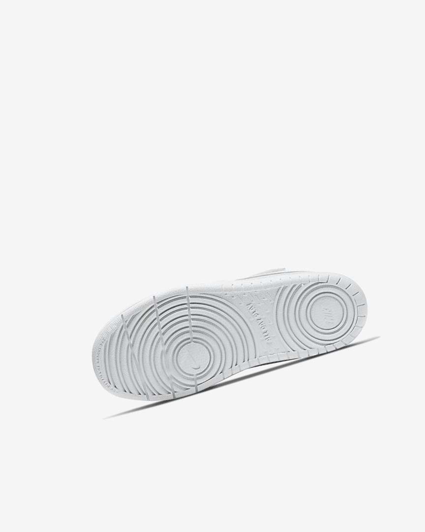 White / White / White Nike Court Borough Low 2 Boys' Shoes | CA_4884
