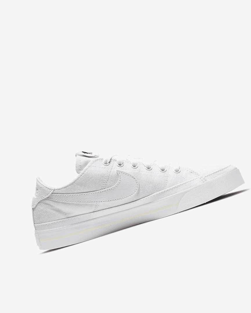 White / White / White Nike Court Legacy Canvas Women's Sneakers | CA_5484