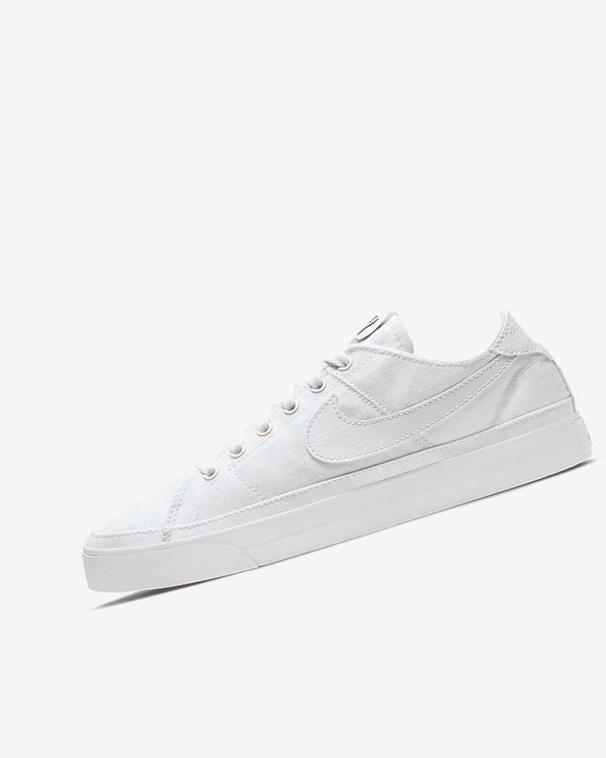 White / White / White Nike Court Legacy Canvas Women\'s Sneakers | CA_5484