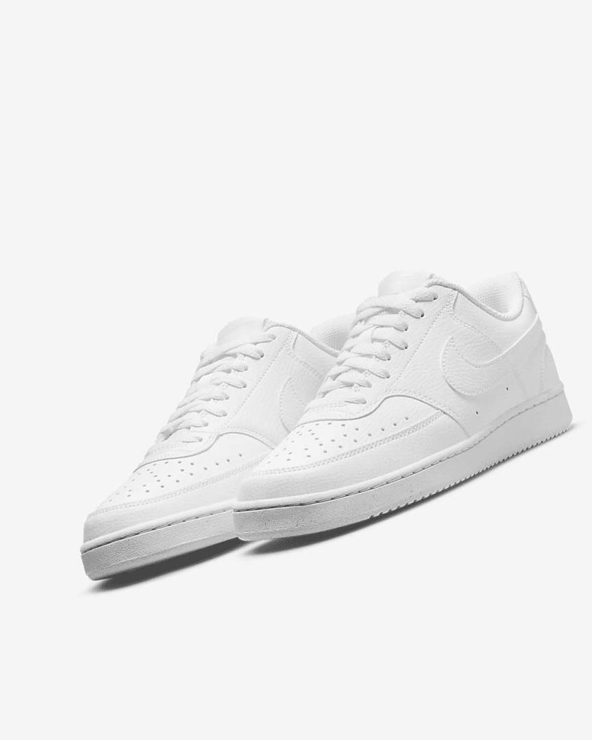 White / White / White Nike Court Vision Low Next Nature Women's Sneakers | CA_2540