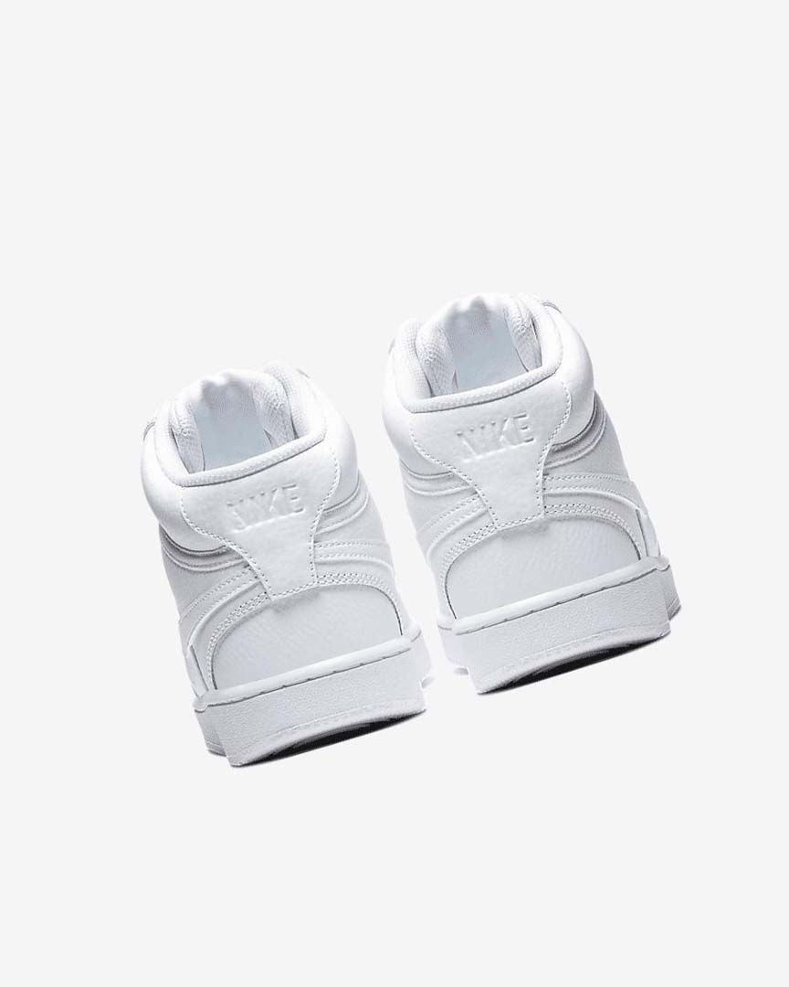 White / White / White Nike Court Vision Mid Women's Sneakers | CA_2573