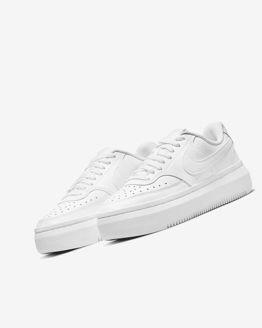 White / White / White Nike Court Vision Alta Women's Sneakers | CA_3172