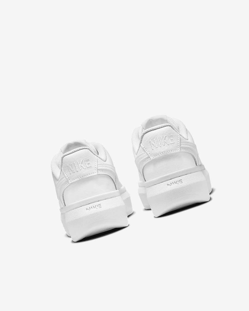 White / White / White Nike Court Vision Alta Women's Sneakers | CA_3172
