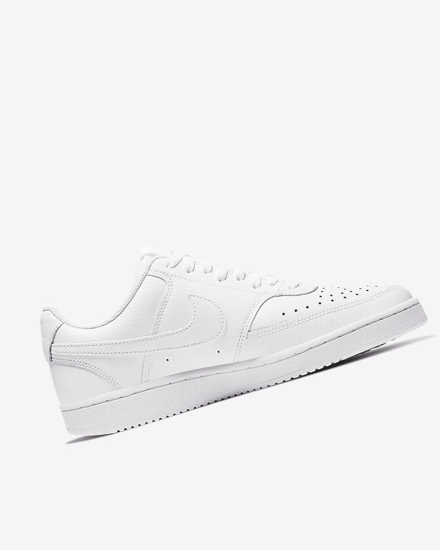 White / White / White Nike Court Vision Low Women's Sneakers | CA_5219