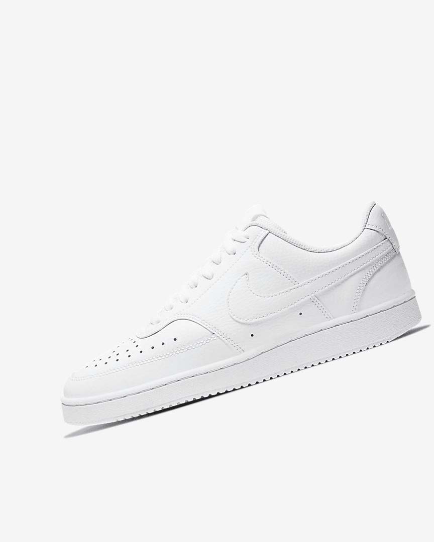 White / White / White Nike Court Vision Low Women\'s Sneakers | CA_5219