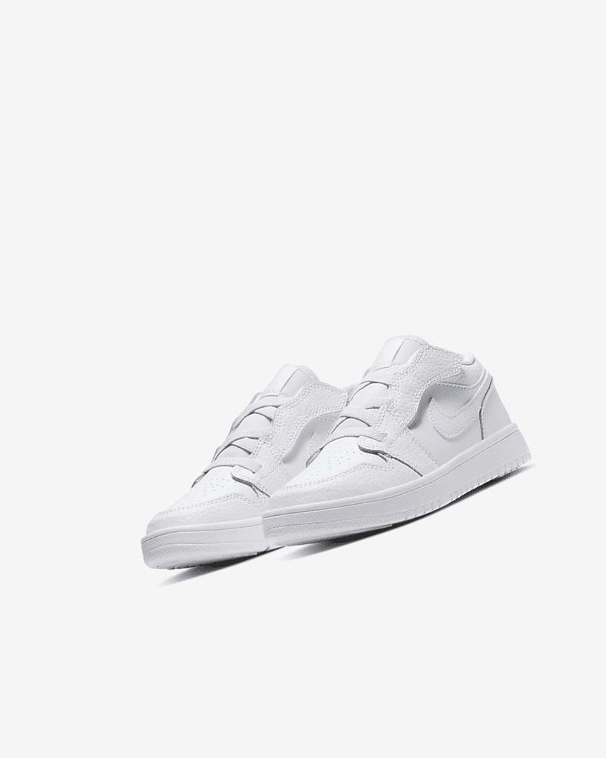 White / White / White Nike Jordan 1 Low Alt Boys' Shoes | CA_4918