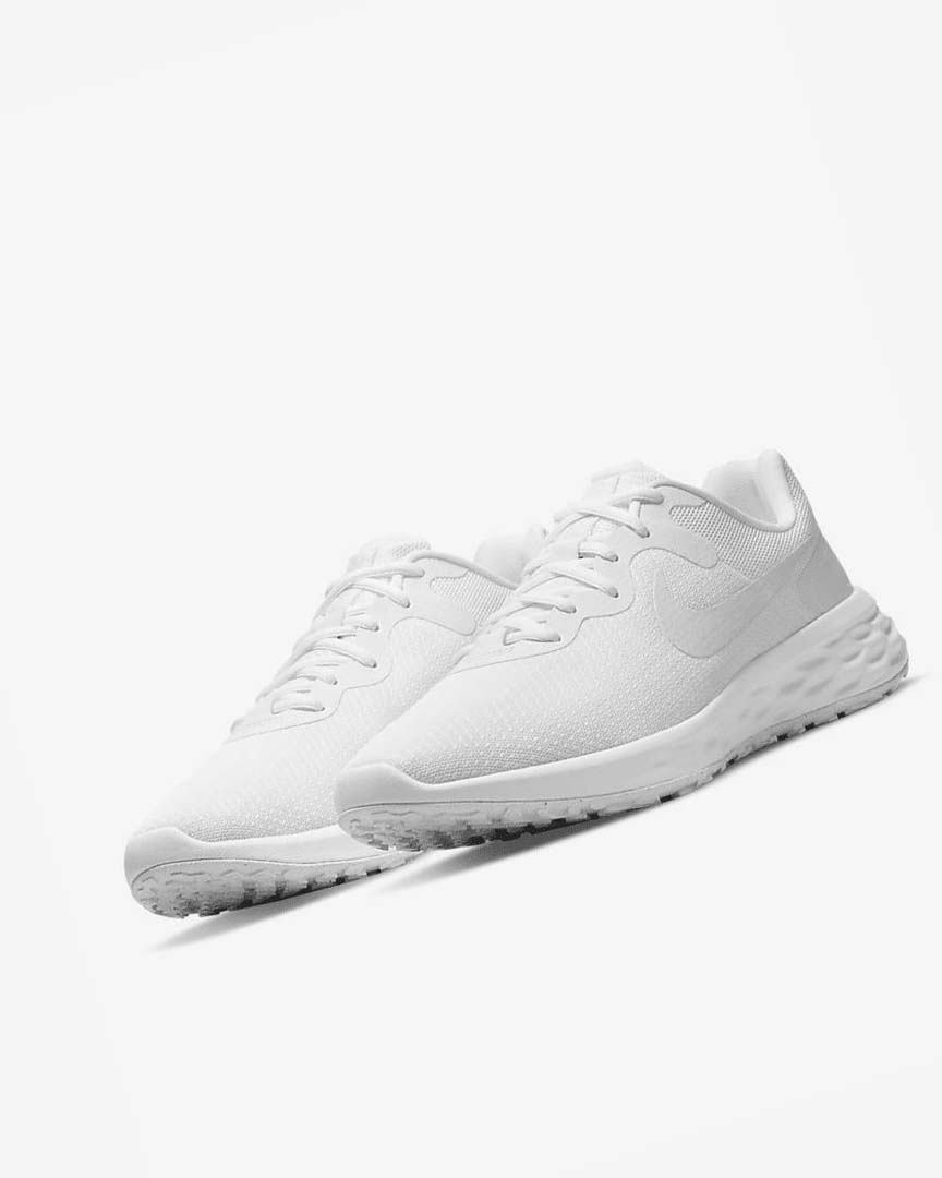 White / White / White Nike Revolution 6 Next Nature Men's Running Shoes | CA_2630