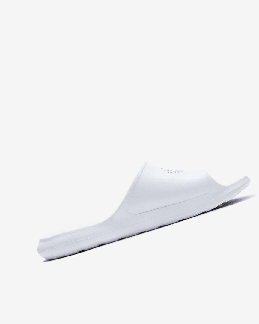 White / White / White Nike Victori One Women's Slides | CA_2331