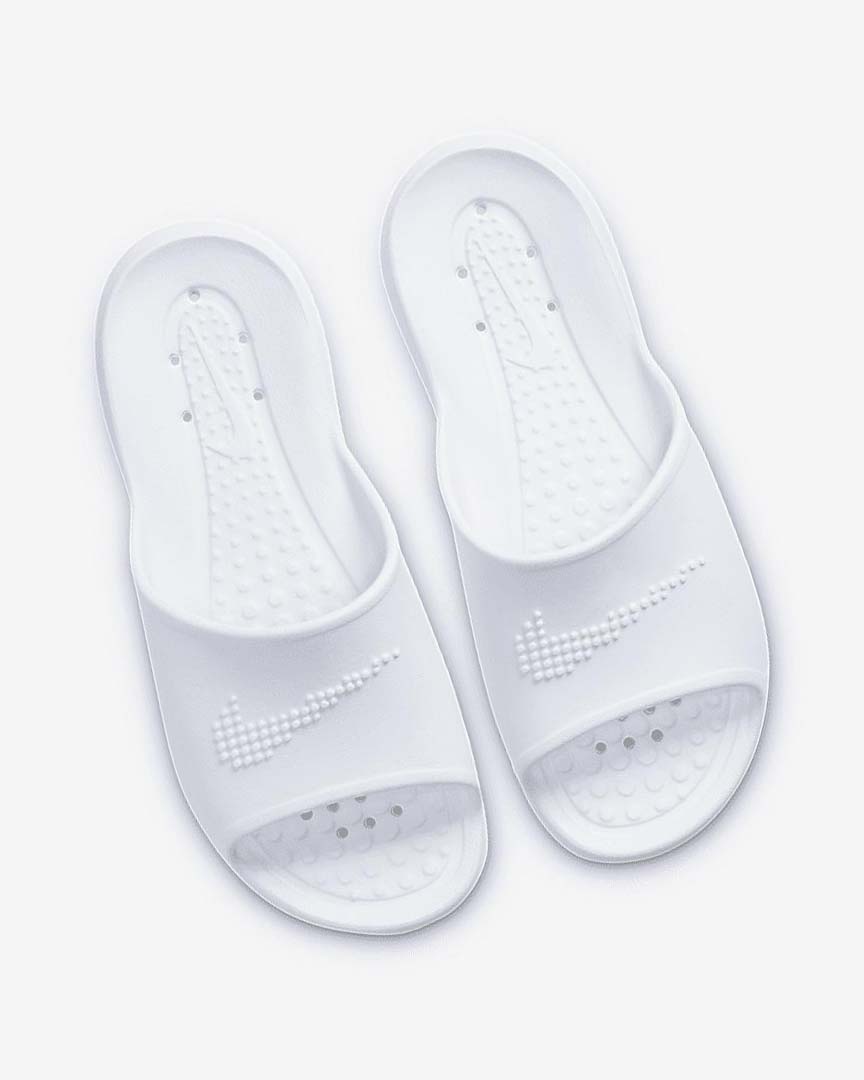White / White / White Nike Victori One Women's Slides | CA_2331