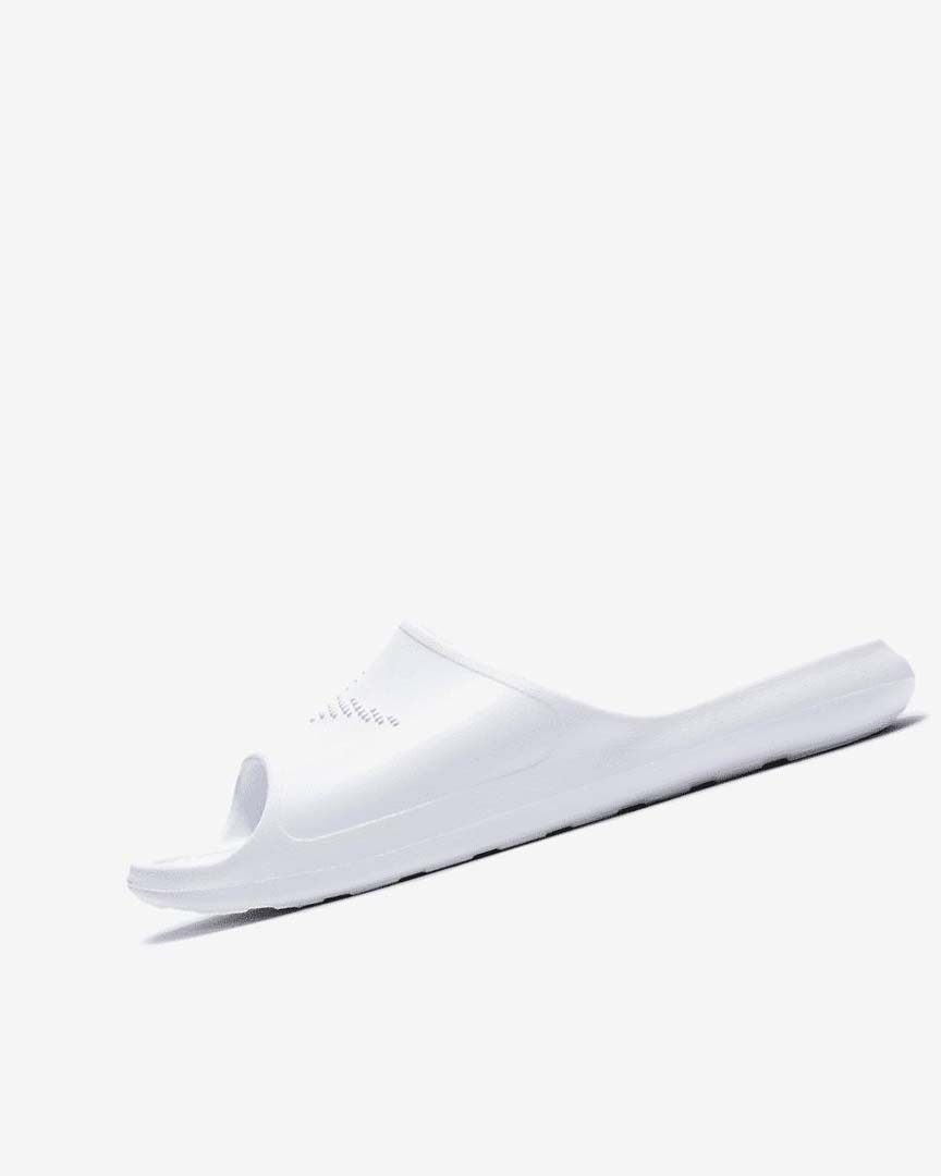 White / White / White Nike Victori One Women\'s Slides | CA_2331