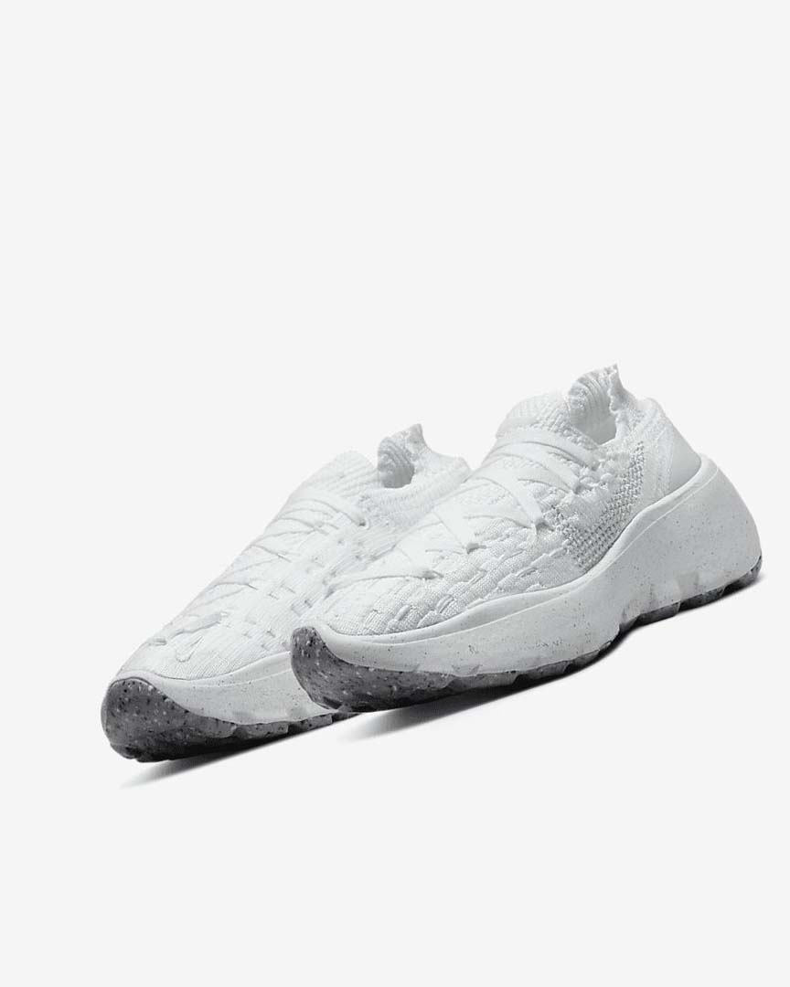 White / White / White / Platinum Nike Space Hippie 04 Women's Sneakers | CA_4768