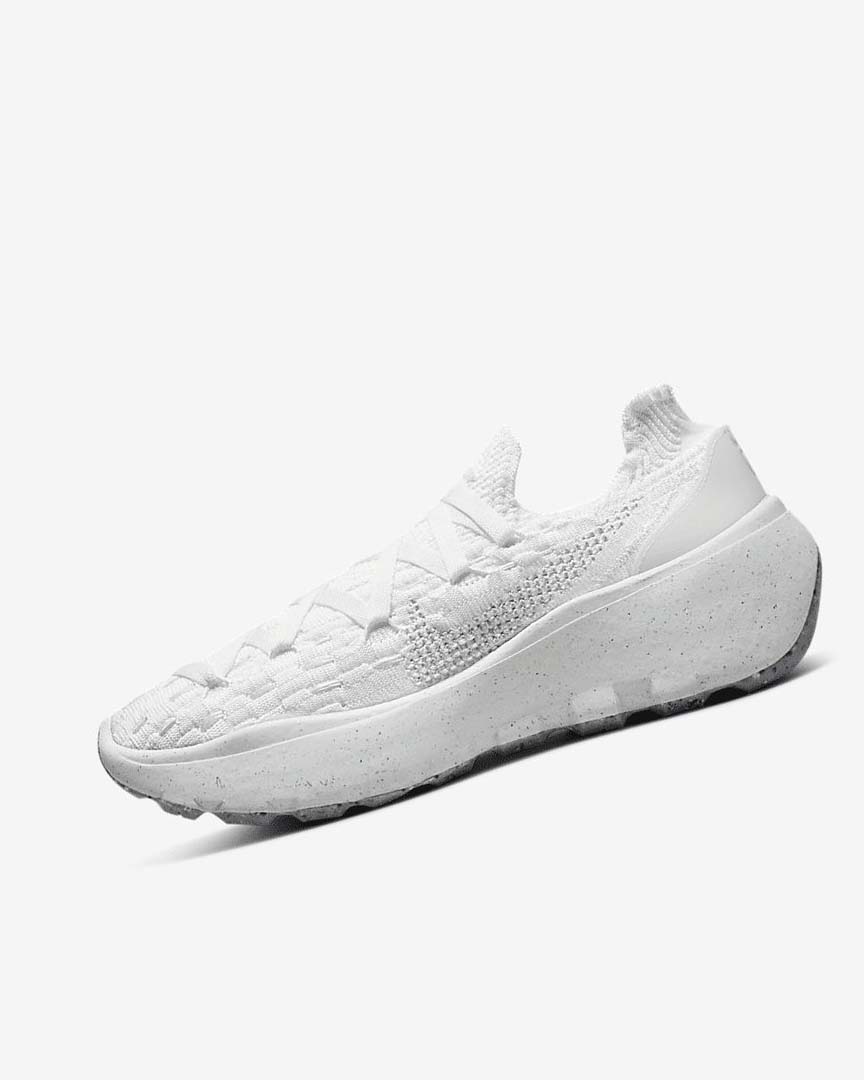 White / White / White / Platinum Nike Space Hippie 04 Women\'s Sneakers | CA_4768