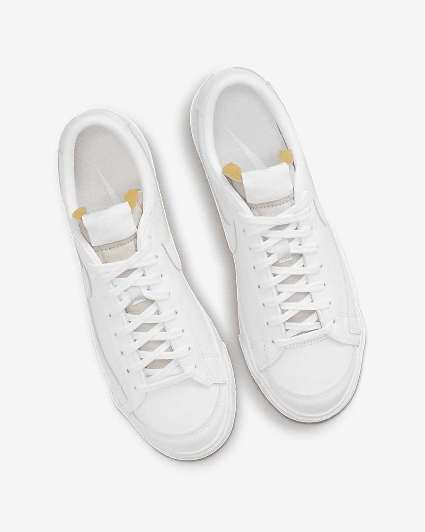 White / White / White / White Nike Blazer Low '77 Women's Sneakers | CA_2832