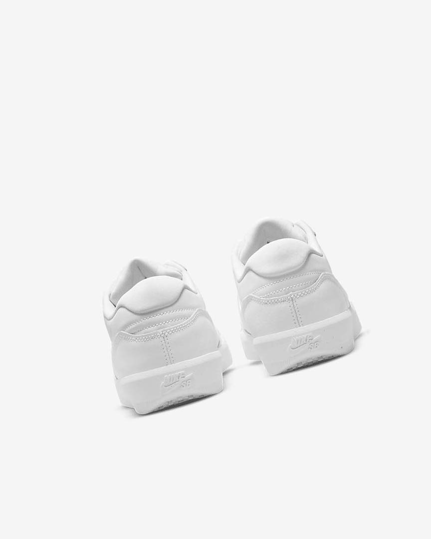 White / White / White / White Nike SB Force 58 Premium Women's Skate Shoes | CA_2787