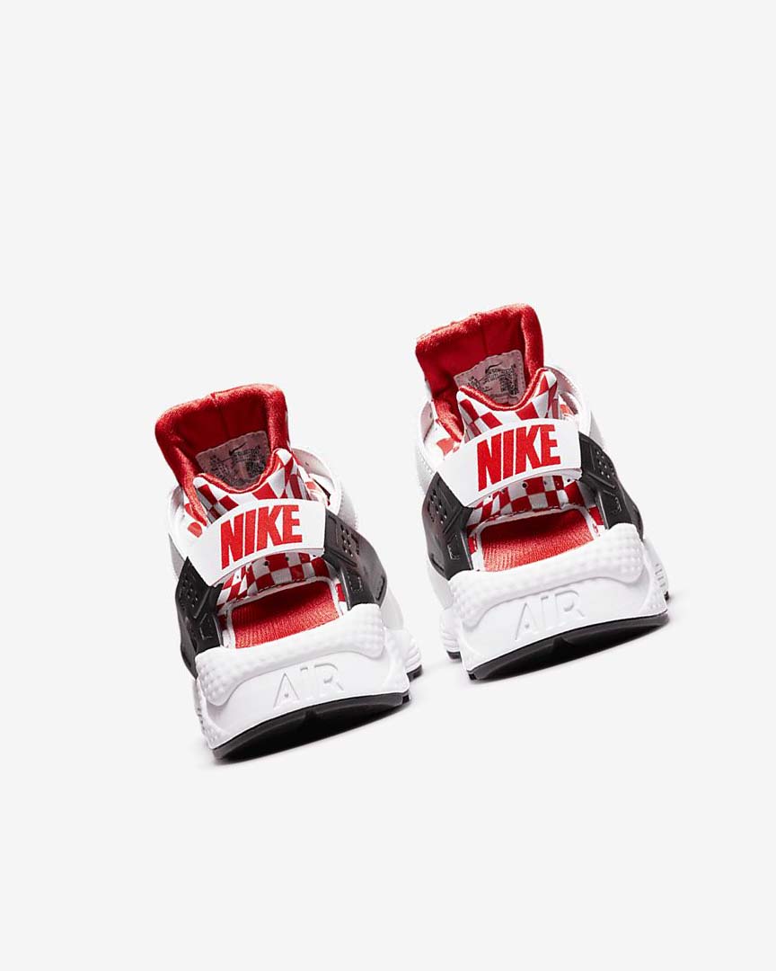 White / Yellow / Red Nike Air Huarache Premium Liverpool F.C. Men's Sneakers | CA_1134