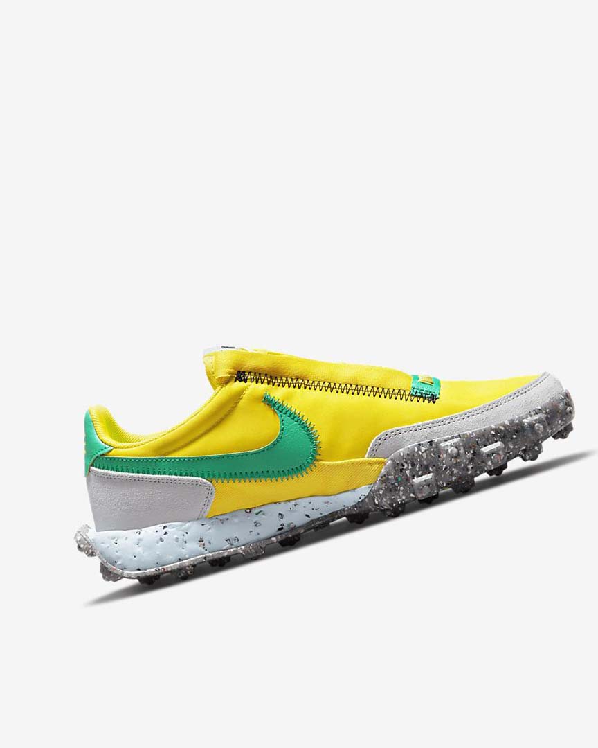 Yellow / Blue / Green Nike Waffle Racer Crater Women's Casual Shoes | CA_3061