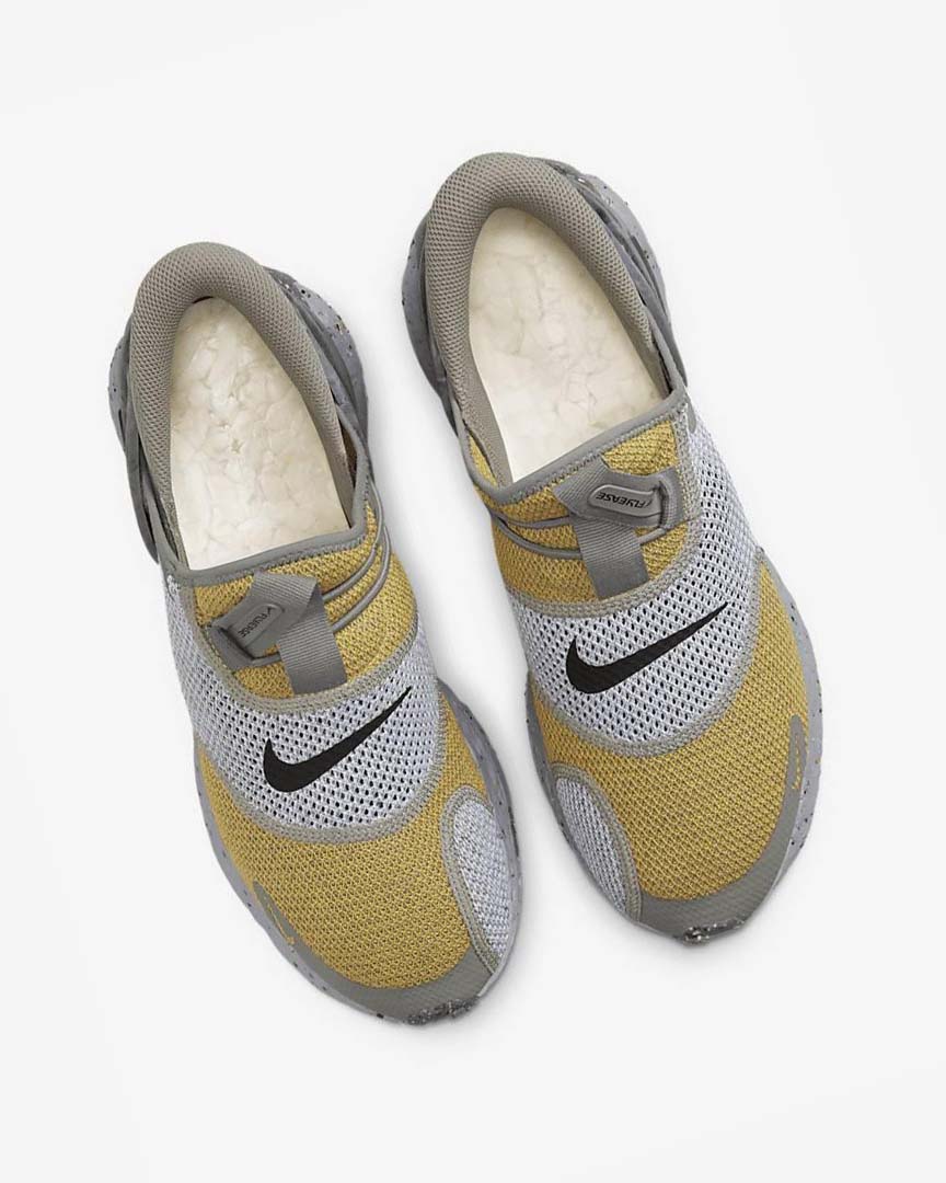 Yellow / Grey / Grey / Black Nike Glide FlyEase Men's Casual Shoes | CA_2442