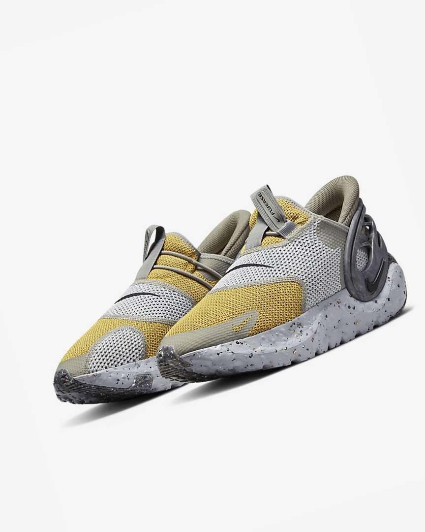 Yellow / Grey / Grey / Black Nike Glide FlyEase Men's Casual Shoes | CA_2442